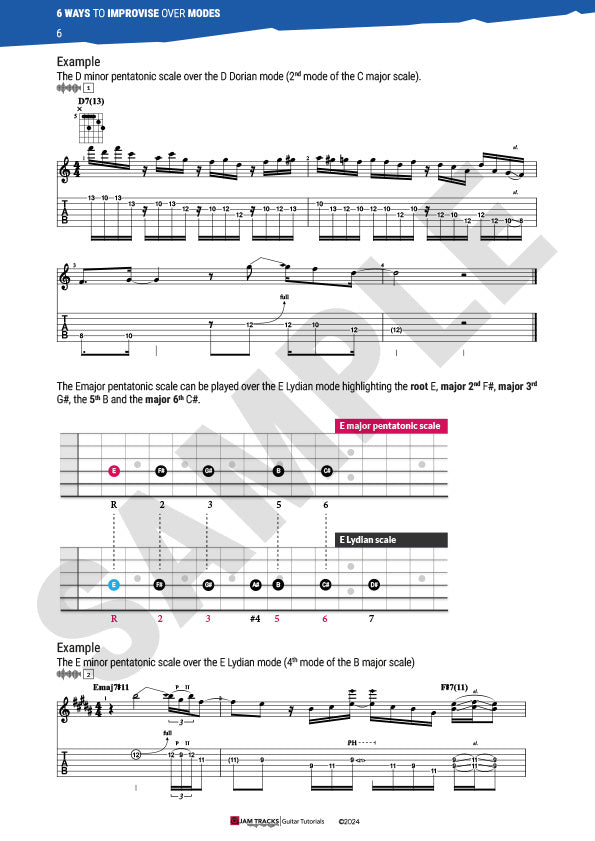 6 Ways to Improvise over Modes