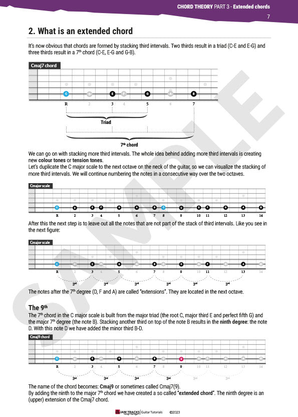 Chord Theory - Part 3 - Extended chords