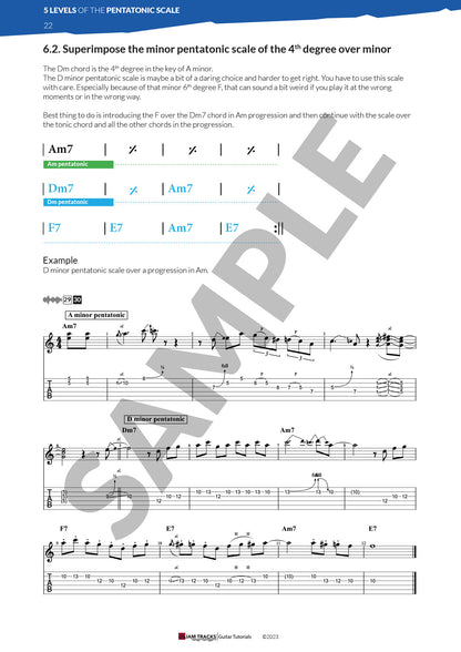 5 Levels of Using The Pentatonic Scale