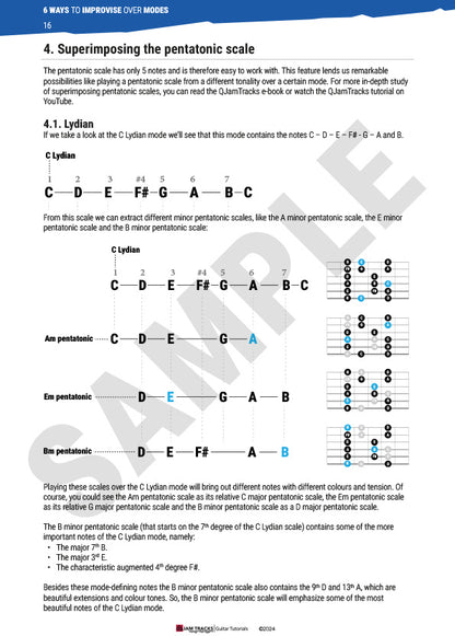 6 Ways to Improvise with Modes