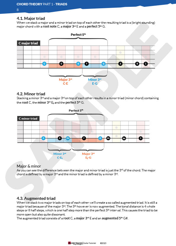 Chord Theory Part 1 - Triads