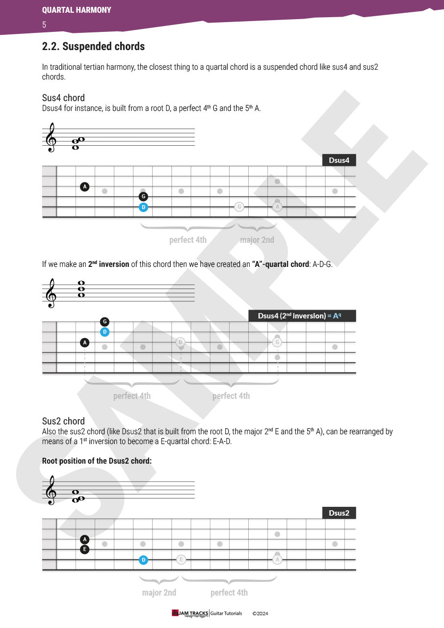 Quartal harmony and quartal chords