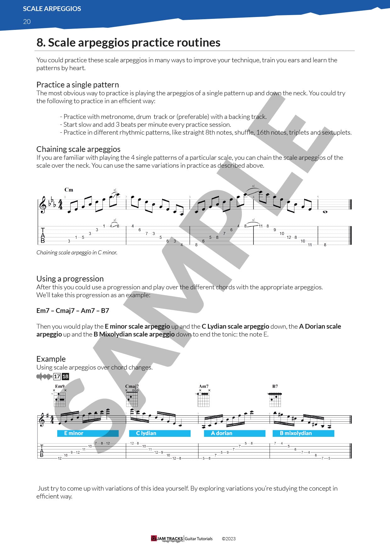 Scale Arpeggios