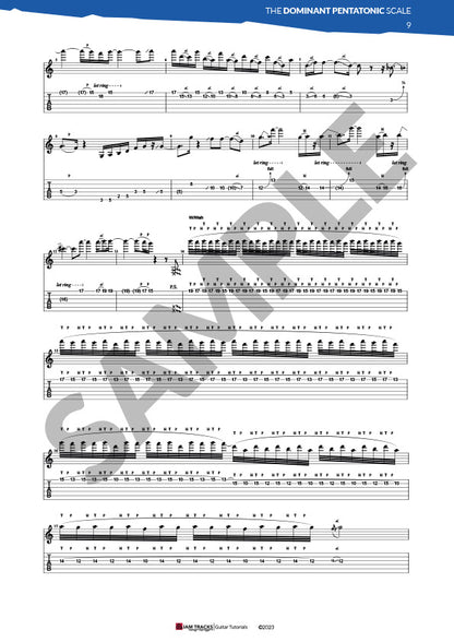 The Dominant (Mixolydian) Pentatonic scale - for a Juicy sound!
