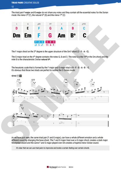 Triad Pairs - For Modal Improvisation & Exotic sounds