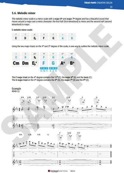 Triad Pairs - For Modal Improvisation & Exotic sounds