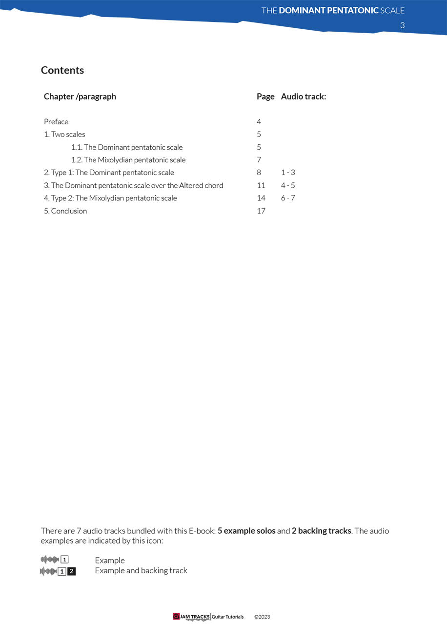 The Dominant Pentatonic scale - for a Juicy sound!