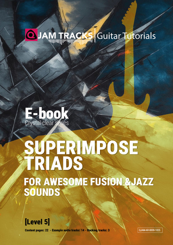 Superimpose triads over 7th chords - Advanced solo technique for Guitar
