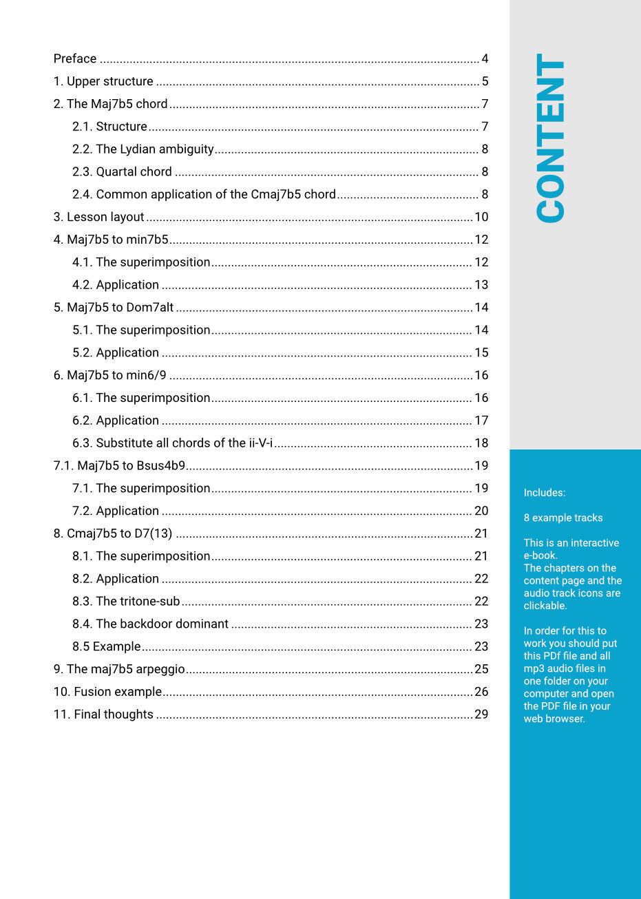 Instant Fusion! - with Maj7b5 substitutions