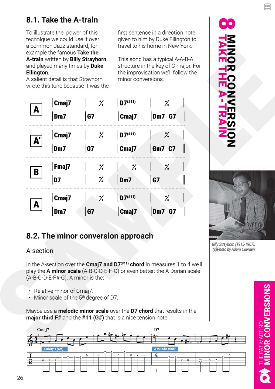 The Pat Martino Minor Conversion and Pat Martino lines